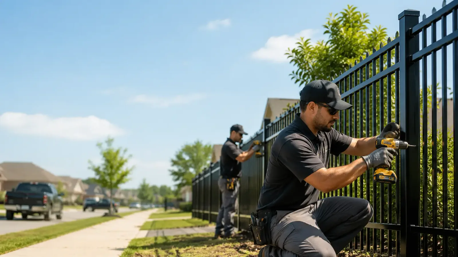 Metal Fence Installation in Chantilly, VA